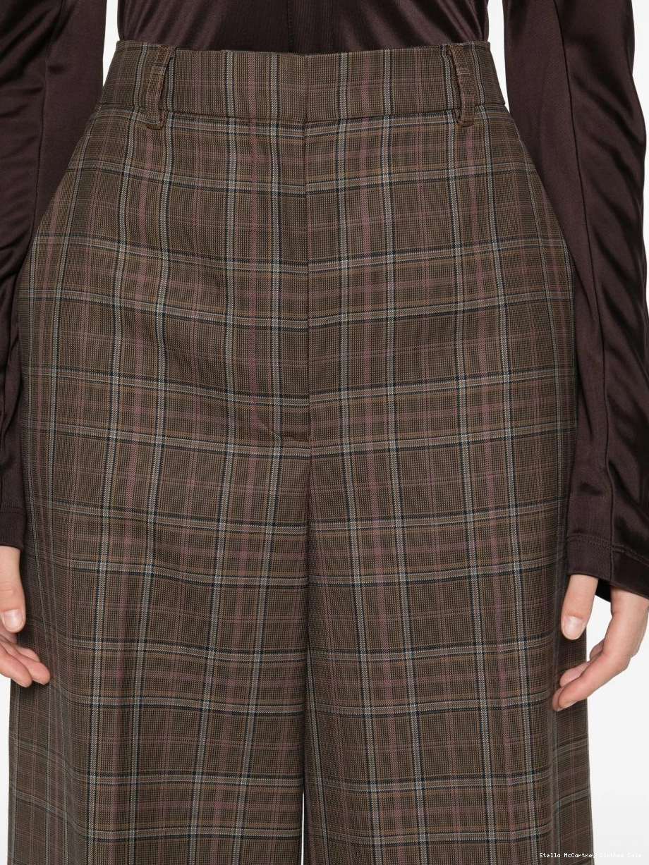 Affordable Stella pants palazzo McCartney checked Women 0712
